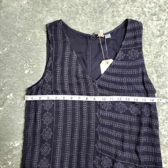 Roxy Black Sleeveless Embroidered Romper - Picture 4 of 7